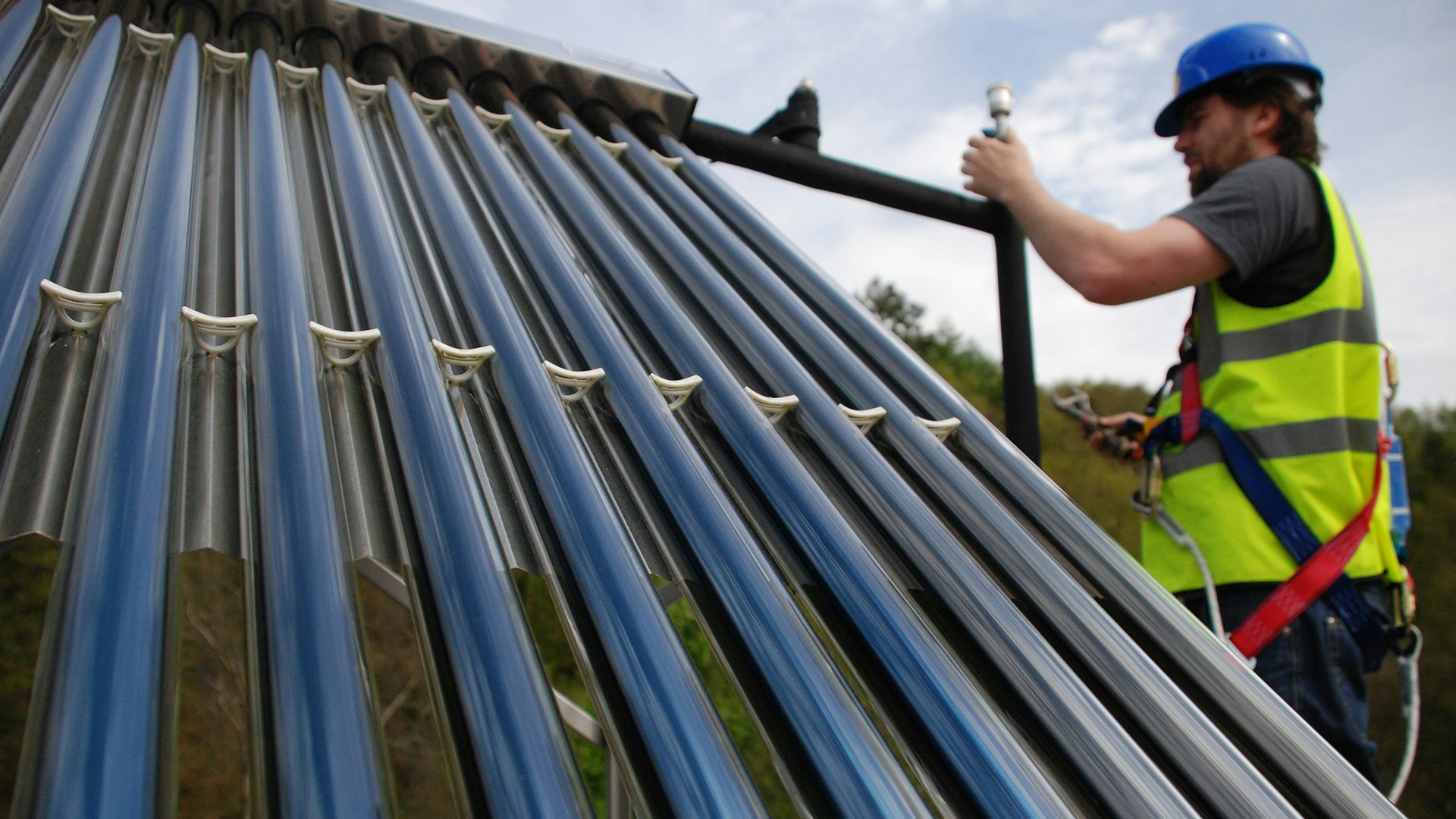 Installing Solar water panels
