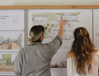 Student architecture exhibition